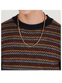 24K Goldplated Figarope Chain Necklace