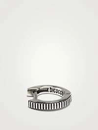 Sterling Silver Crown Earring