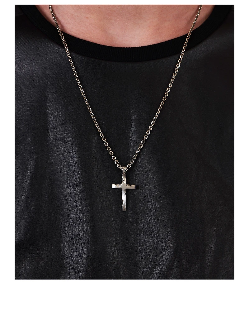 Sterling Silver Cross Pendant Necklace