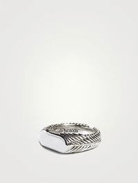 Sterling Silver Flatten Ring