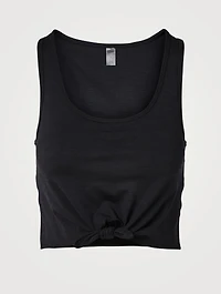 Favourite Lounge Heather Ribbed Cropped Tank Top