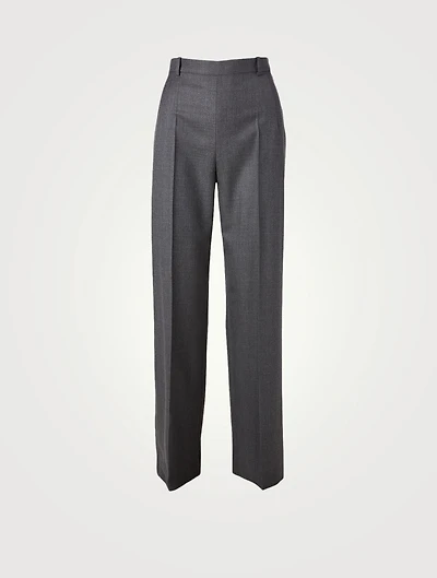 Ewan Wool High-Waisted Pants