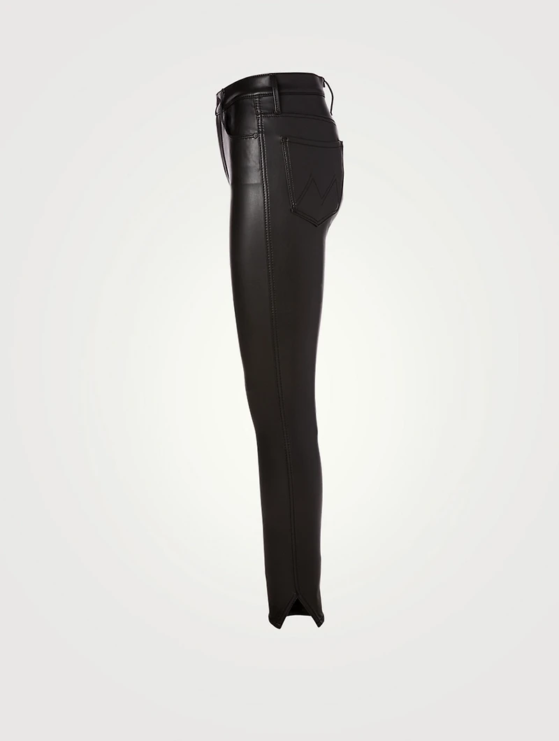 Vamp Faux Leather High-Waisted Pants