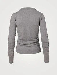 Silk And Cotton Crewneck Sweater