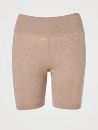 Cashmere High-Waisted Bike Shorts