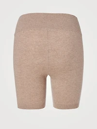 Cashmere High-Waisted Bike Shorts