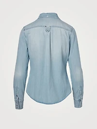 70's Studded Denim Shirt