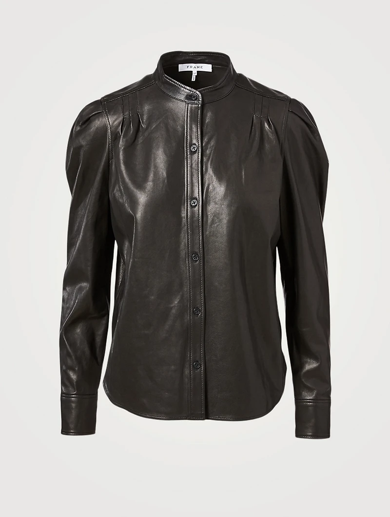 Charlie Leather Top