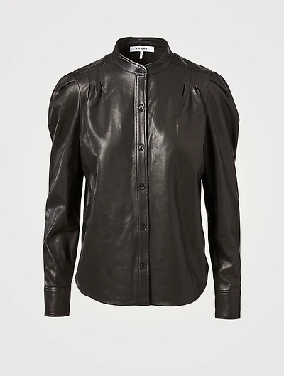 Charlie Leather Top