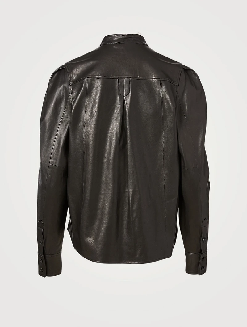Charlie Leather Top