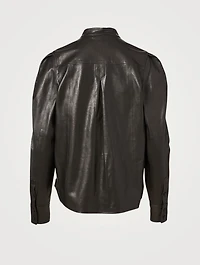 Charlie Leather Top