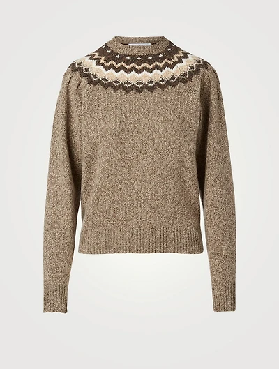 Wool And Cashmere Fairisle Sweater