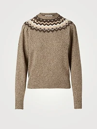 Wool And Cashmere Fairisle Sweater
