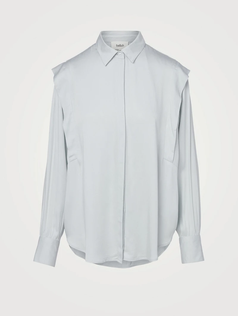 Alia Fluid Long-Sleeve Shirt