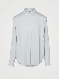 Alia Fluid Long-Sleeve Shirt