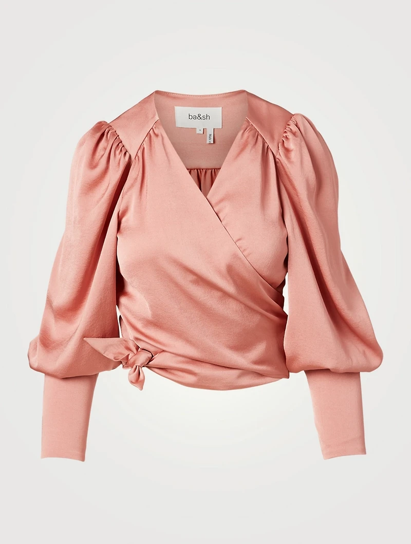 Boum Cropped Wrap Top