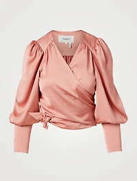 Boum Cropped Wrap Top