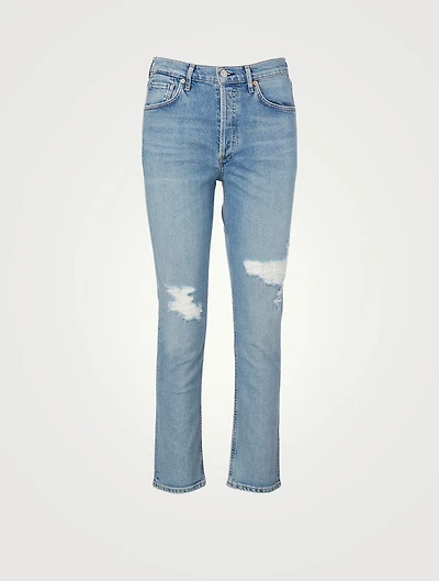 Charlotte High-Waisted Straight Jeans