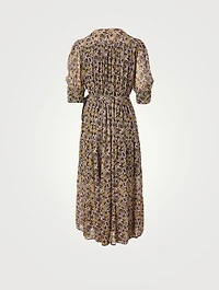 Grith Midi Dress Floral Print