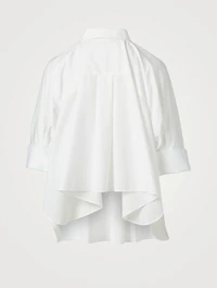 Cotton Poplin Boxy Shirt