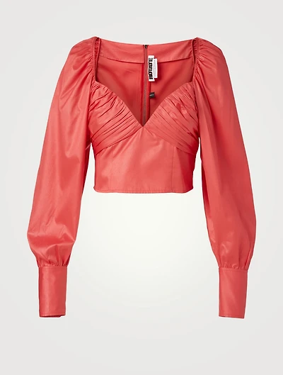 Joni Sweetheart Cropped Top
