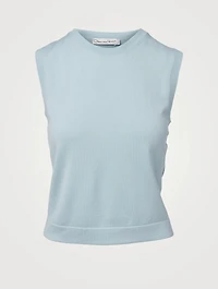 Wool Sleeveless Sweater
