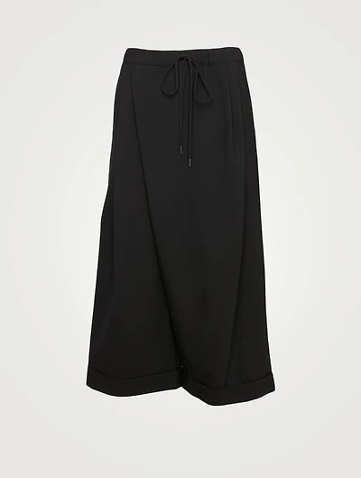 Wide-Leg Karate Pants