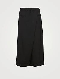 Wide-Leg Karate Pants