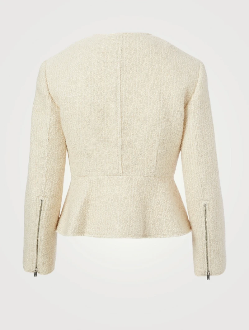 Tweed Peplum Jacket