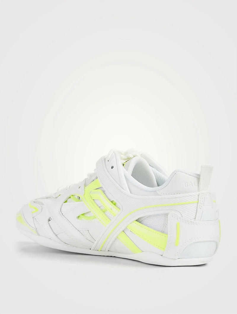 Drive Technical Fabric And Nylon Mesh Sneakers