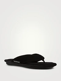 Soft Velvet Towel Thong Sandals