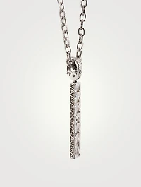 Manawa 18K Gold Triangle Centre Pendant Necklace With Champagne Diamonds
