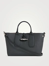 Roseau Leather Top Handle Bag