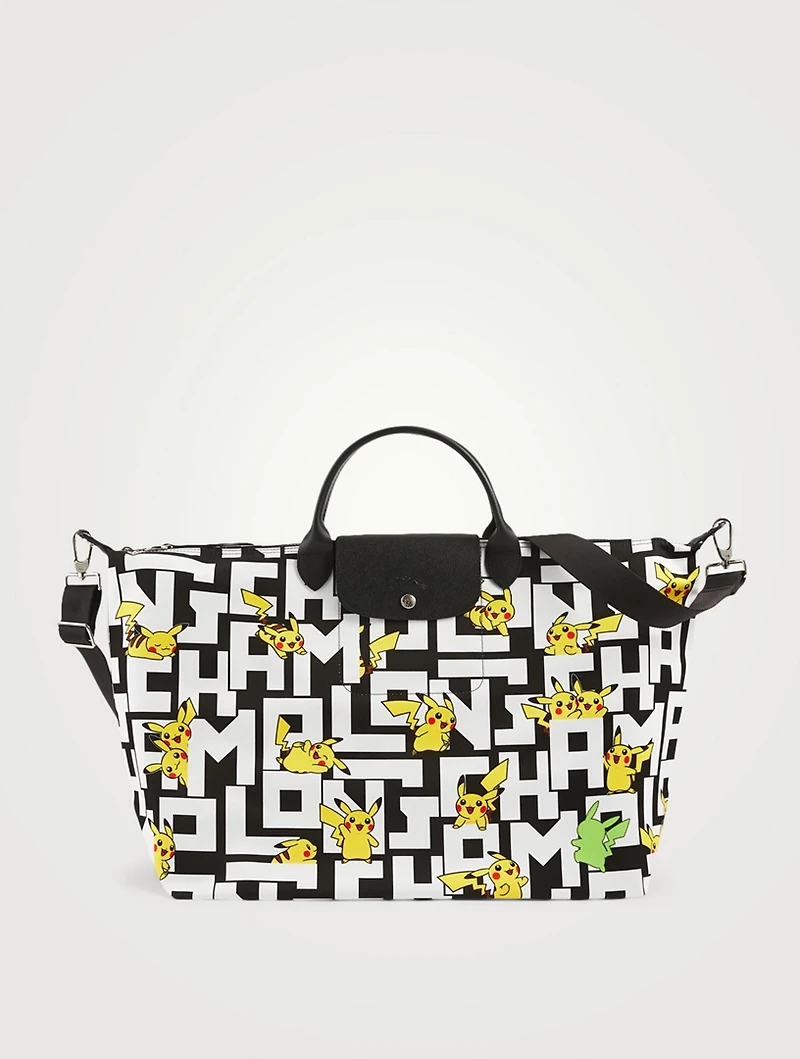 Large Longchamp x Pokémon Travel Bag
