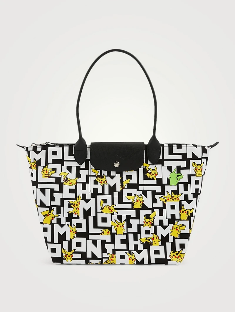 Large Longchamp x Pokémon Shoulder Bag