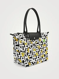 Large Longchamp x Pokémon Shoulder Bag