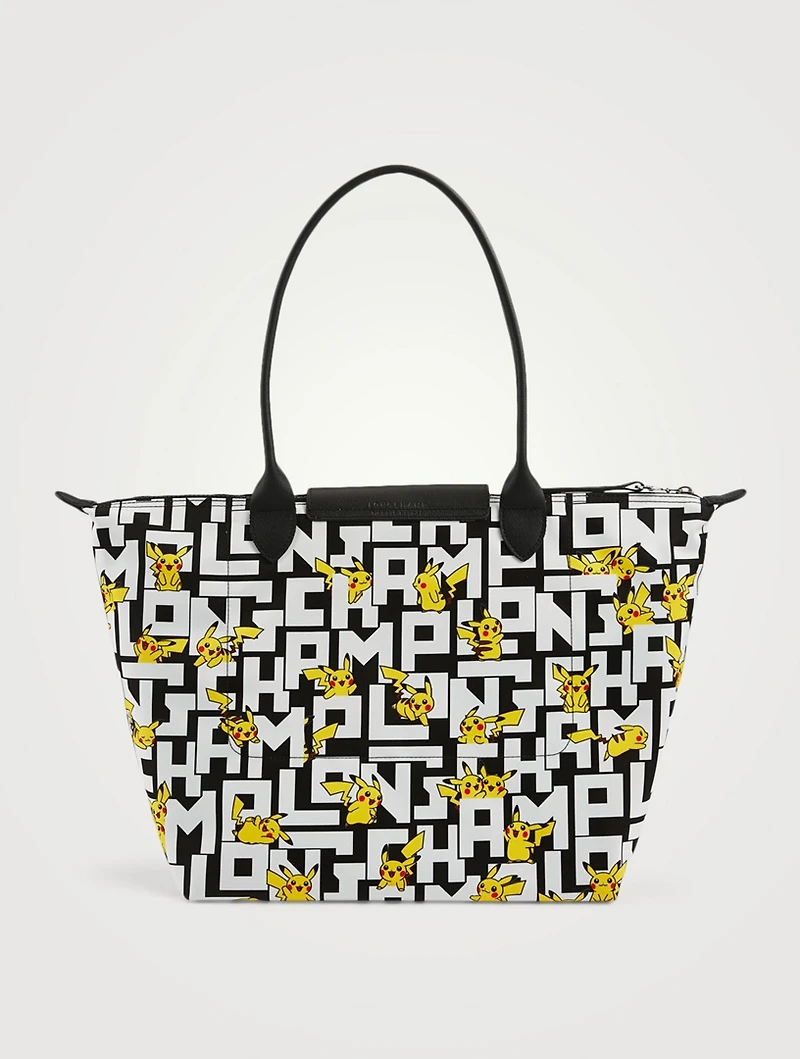 Large Longchamp x Pokémon Shoulder Bag