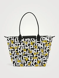 Large Longchamp x Pokémon Shoulder Bag