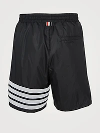 Nylon Ripstop Four-Bar Shorts