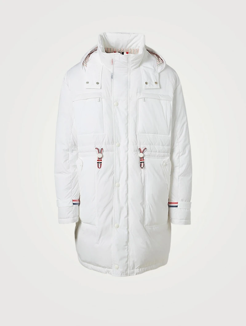 Polyester Twill Tech Down-Filled Parka