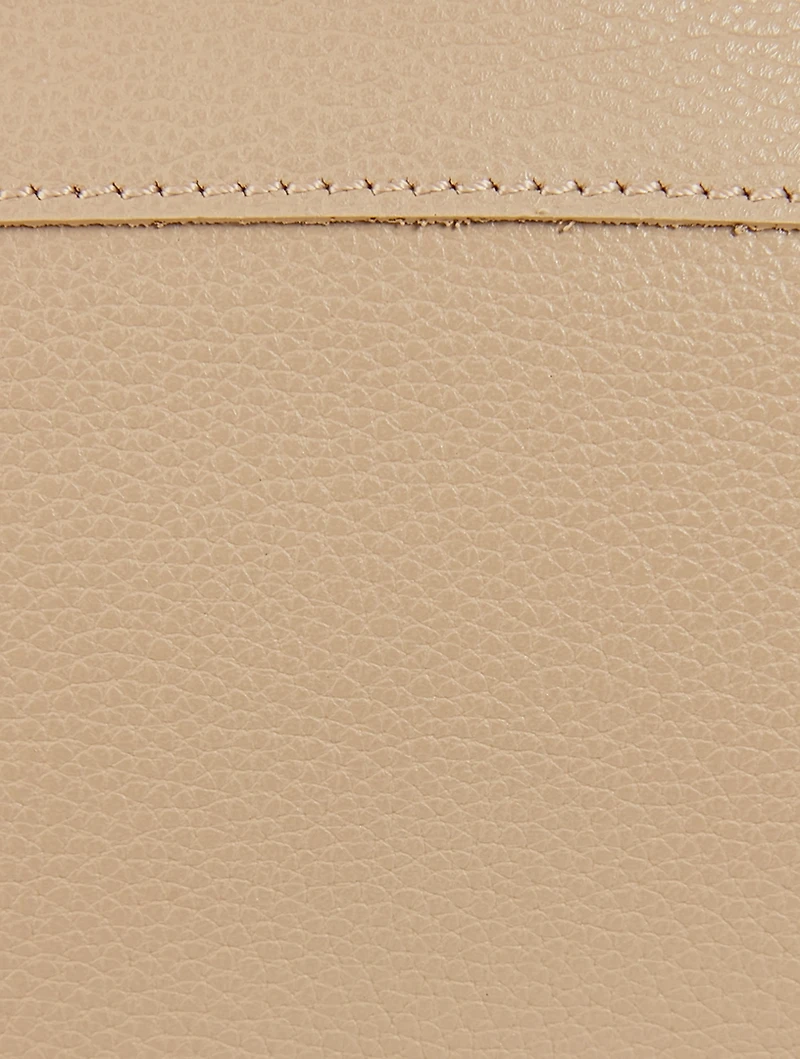 Small Le Foulonné Leather Top Handle Bag