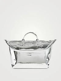 Large Le Pliage Metallic Travel Bag