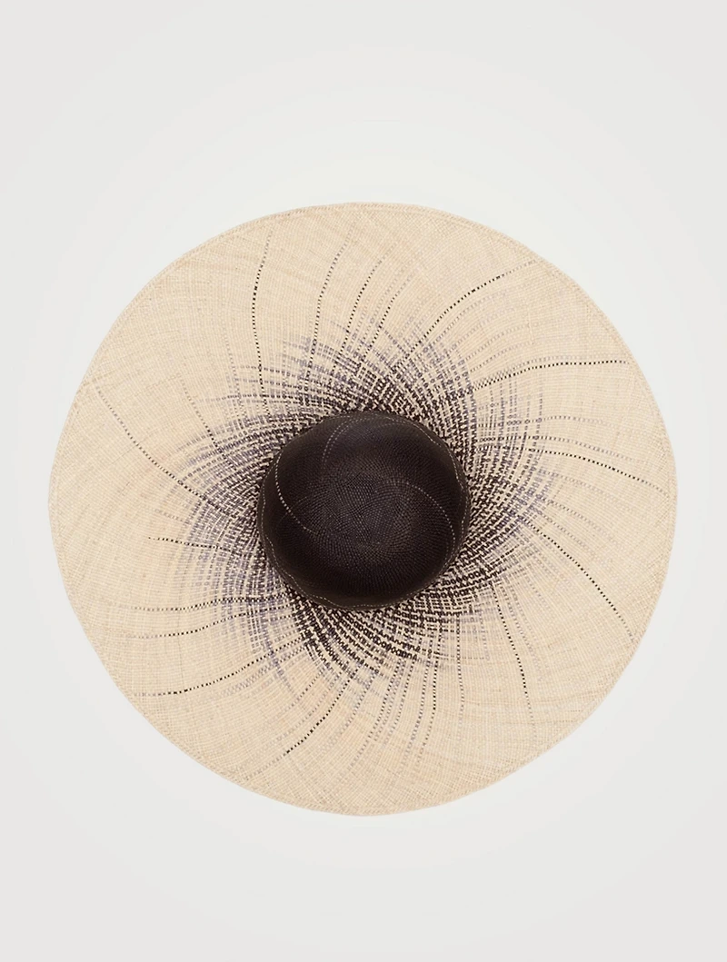 Sunny Straw Wide-Brim Hat