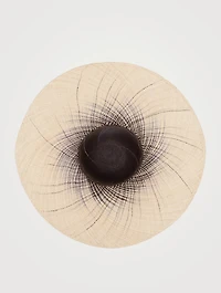 Sunny Straw Wide-Brim Hat