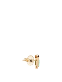 Cléo Gold Baguette Stud Earrings