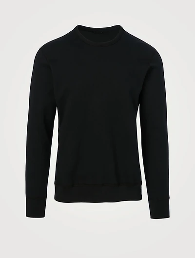 Midweight Terry Cotton Crewneck Sweatshirt