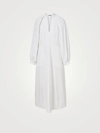 Heavy Organic Cotton Poplin Midi Dress