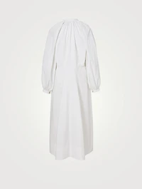 Heavy Organic Cotton Poplin Midi Dress