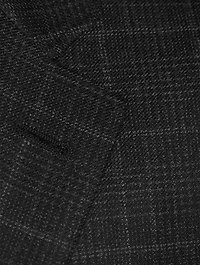 Wool Jacket Plaid Print