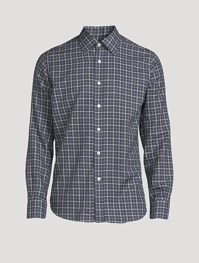 Cotton Shirt Check Print